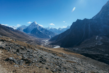 Amazing mountains on Himalayas - Nepal.