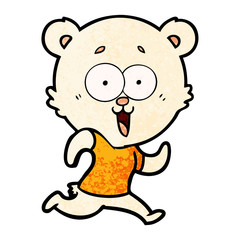 laughing teddy  bear cartoon