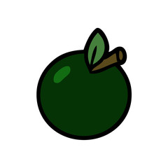 cartoon apple