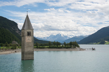 Reschensee - Lago di Resia - Lake Resia