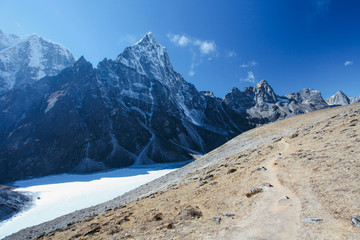 Amazing mountains on Himalayas - Nepal.