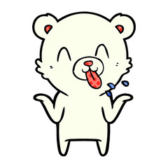 Obraz premium polar bear cartoon