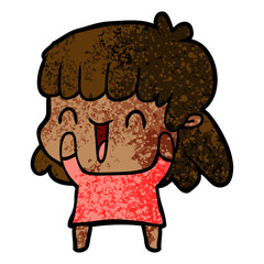 cartoon woman
