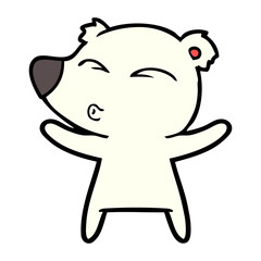 polar bear cartoon