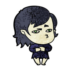 cartoon vampire girl