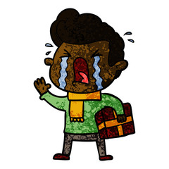 cartoon crying man