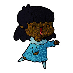 cartoon woman