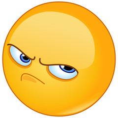 Pissed off emoticon