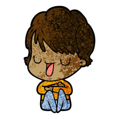 cartoon woman talking