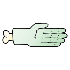 cartoon zombie hand