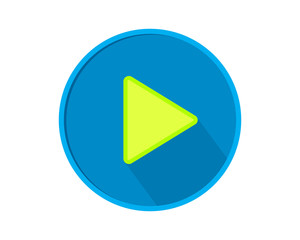 circle play icon audio start record image vector