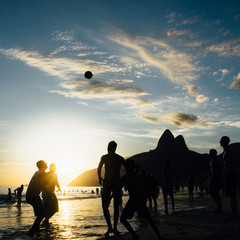 Keepy Uppy on Ipanema Beach, Rio de Janeiro, Brazil