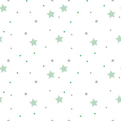 Seamless pattern stars Vector illustration.