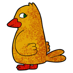 cartoon bird