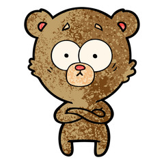 surprised bear cartoon