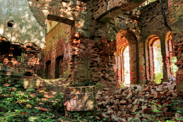 Ruins of an ancient monastery.