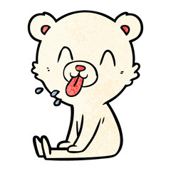 happy polar bear cartoon
