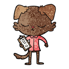 cute cartoon dog