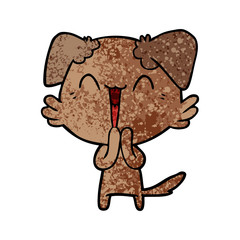laughing little dog cartoon