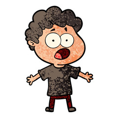cartoon man gasping in surprise