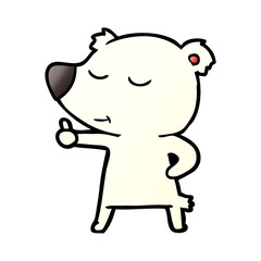 polar bear cartoon
