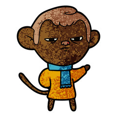 cartoon monkey