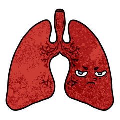 cartoon lungs