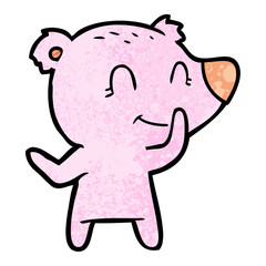 friendly bear cartoon