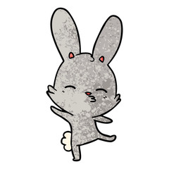 curious bunny cartoon