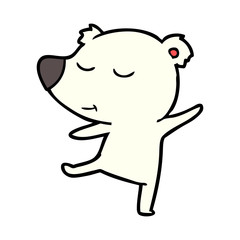 Obraz premium polar bear cartoon