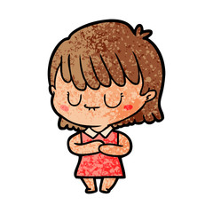 cartoon woman