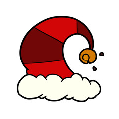 cartoon christmas hat