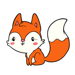 cute cartoon fox