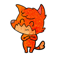 cartoon friendly fox