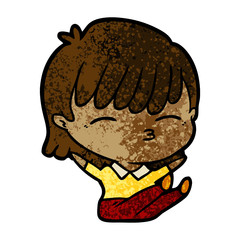 cartoon woman