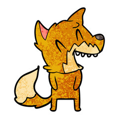laughing fox cartoon