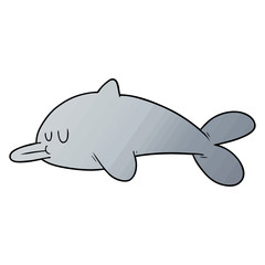 cartoon dolphin