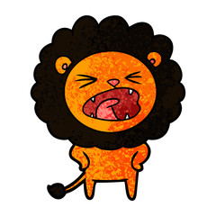 cartoon lion