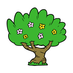 cartoon tree