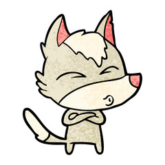 cartoon wolf whistling