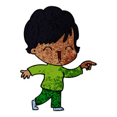 cartoon laughing woman