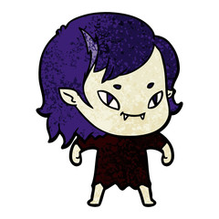 cartoon friendly vampire girl