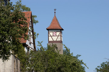 Fototapeta na wymiar Nürnberger Türmchen in Bad Wimpfen