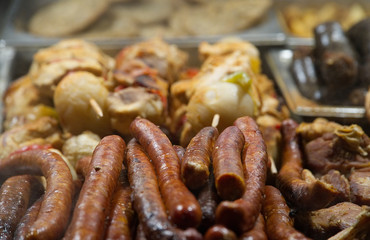Sausages and barbecue
