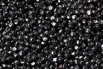 texture of black sturgeon caviar