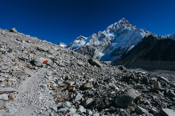 Fototapeta na wymiar Amazing mountains on Himalayas - Nepal.