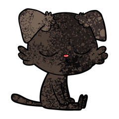 cute cartoon dog