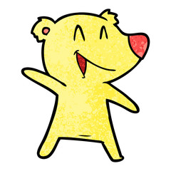 laughing bear cartoon