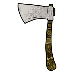 cartoon viking axe