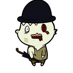 cartoon business zombie